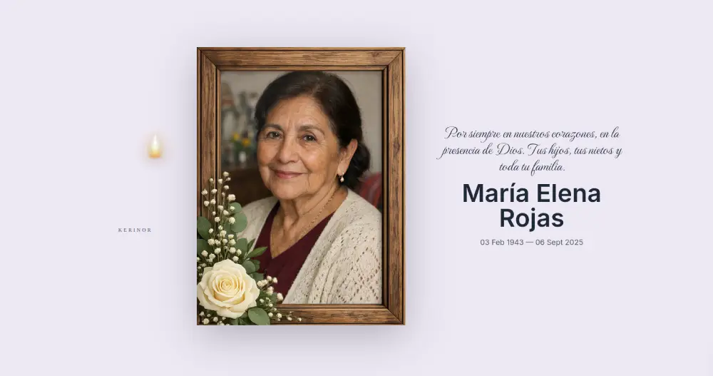 Maria Memorial Example